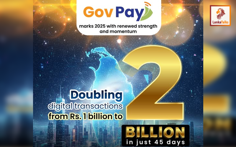 GovPay Concludes 2025 with Rs. 2 Billion in Digital Transactions