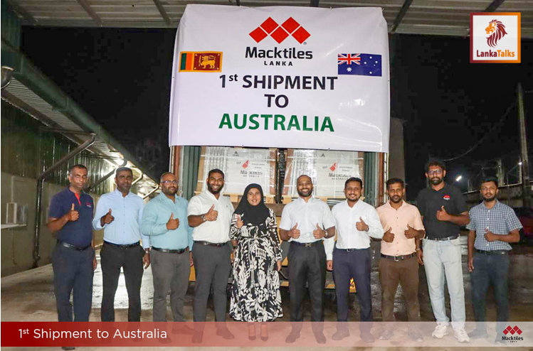 Macksons Tiles records its first ever Tile Export to Australia