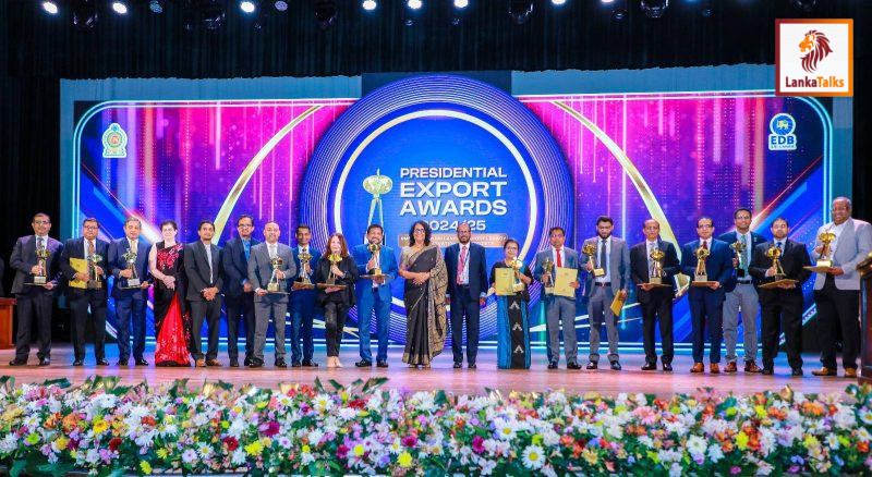 Presidential Export Awards Presented in Recognition of Sri Lankan Exporters Who Have Made Exceptional Contributions to the Export Sector