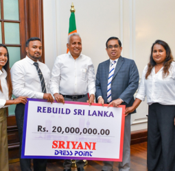 Sriyani Dress Point donates Rs. 20 million and deploys aid for Cyclone Ditwah victims December, 16, 2025