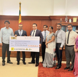Thriposha company hands over Rs. 100 mln in dividends to Treasury