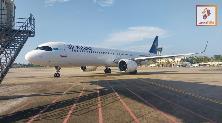 Inaugural flight from Kazakhstan to Sri Lanka for winter season lands at BIA