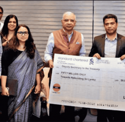 Lanka IOC donates Rs. 50 m to “Rebuilding Sri Lanka” Fund
