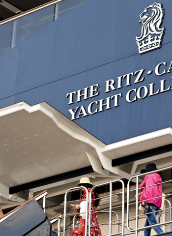 The Ritz-Carlton Yacht Collection makes their maiden call to Sri Lanka with Aitken Spence Travels, docking at Colombo & Galle