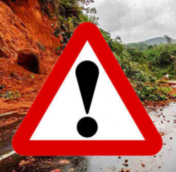 Level 3 (Red) landslide evacuation warning issued to several areas in four districts