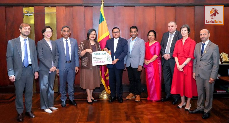 Colombo-Based Diplomats Make Rs. 3.6 Million Personal Contribution to the ‘Rebuilding Sri Lanka’ Fund