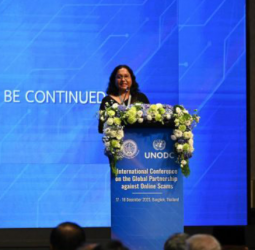 Embassy of Sri Lanka in Bangkok participates in the International Conference on the Global Partnership against Online Scams in Bangkok