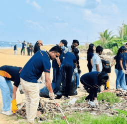 Protecting our environment: Cargills Bank cleans up Dehiwala Beach