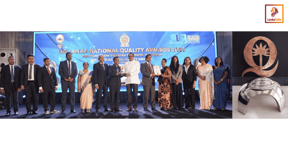 Ritzbury Honoured with Sri Lanka’s Highest Quality Award