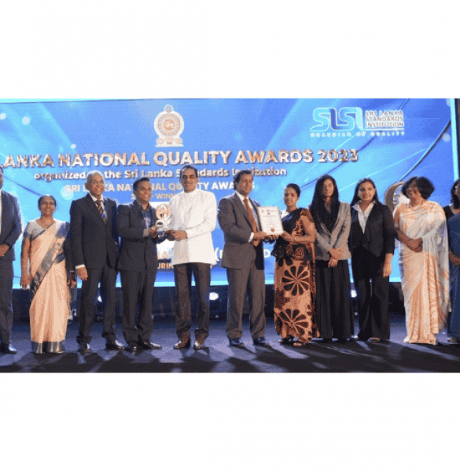 Ritzbury Honoured with Sri Lanka’s Highest Quality Award