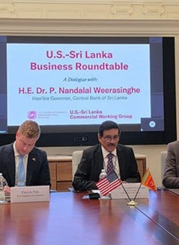 Sri Lankan delegation engages investors in Washington