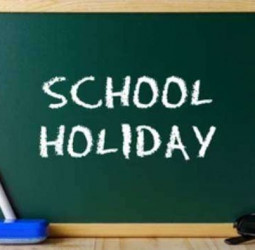 Second term school holiday begins today