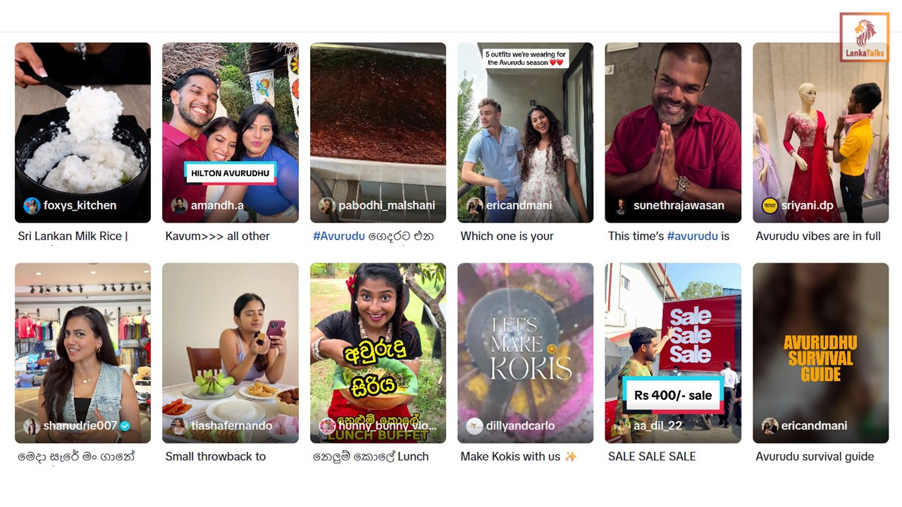 Experiencing the Sinhala and Tamil New Year on TikTok, Where Every Avurudu Table Becomes One