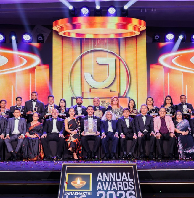 Janashakthi Life celebrates excellence at Annual Sales Awards 2026