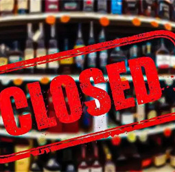 Liquor outlets to close on April 13–14