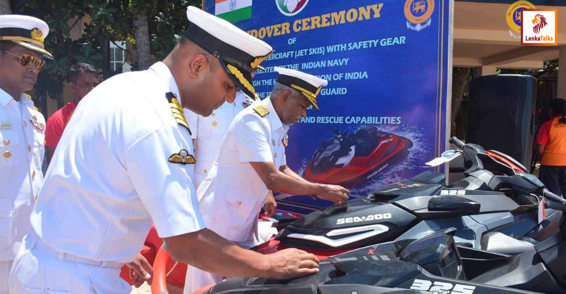 India donates two personal water craft to Sri Lanka Coast Guard