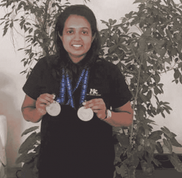 Nadeesha Gayanthi bags gold and silver at England Badminton Championship