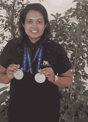 Nadeesha Gayanthi bags gold and silver at England Badminton Championship
