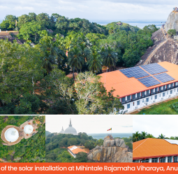 Hayleys Solar installs 80kW solar system at Mihintale Rajamaha Viharaya