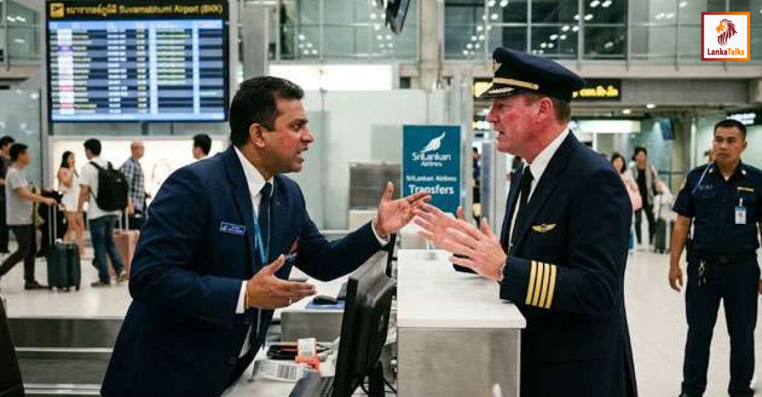 SriLankan Airlines official, pilot clash at Bangkok airport