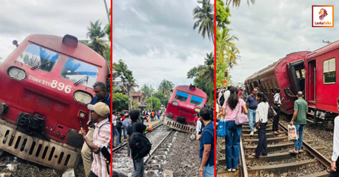Trains delayed on coastal line after ‘Sagarika’ derails near Wadduwa