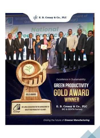 E. B. Creasy & Co., PLC – BIC & DENTA Factory Wins Gold at the 2024 National Green Productivity Ceremony