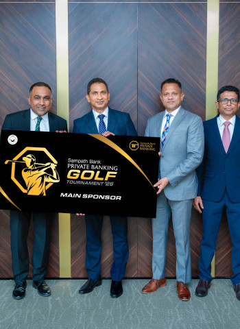 Sampath Bank Private Banking Tees Off Third Consecutive Year as RCGC Medal Tournament Title Sponsor