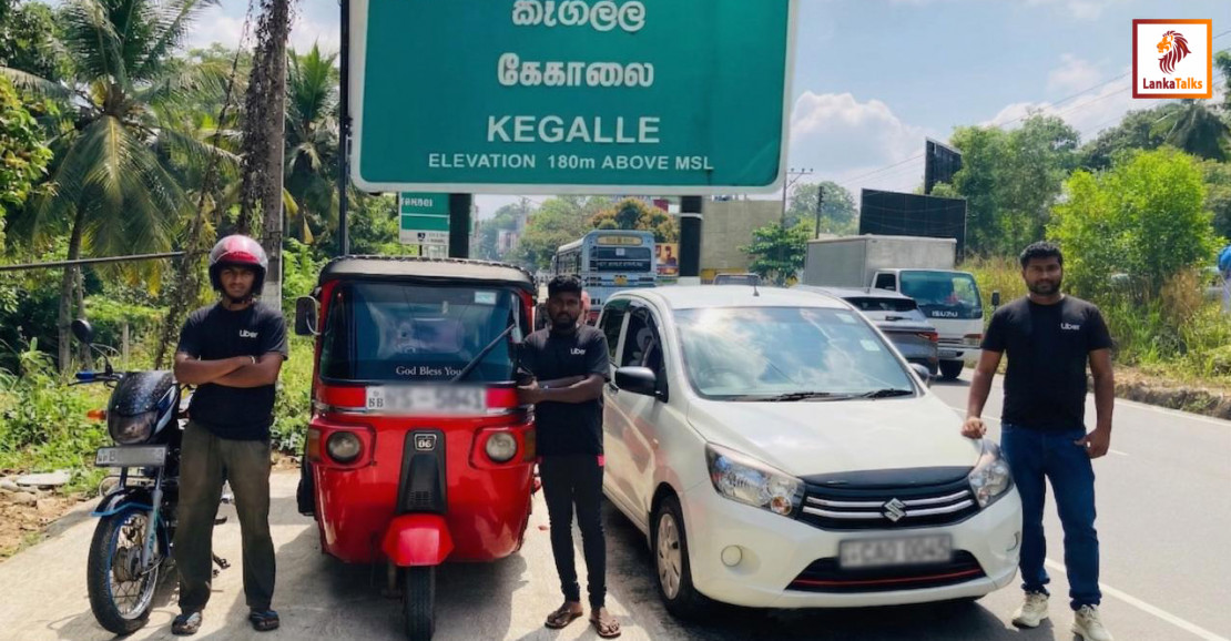 Uber service is now open in Kegalle!
