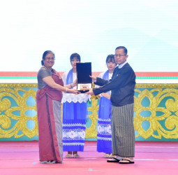 Myanmar honours SL for earthquake support