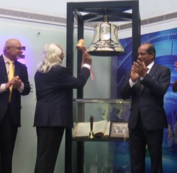 JXG rings opening bell at CSE celebrating successful IPO and market debut