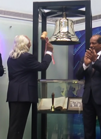 JXG rings opening bell at CSE celebrating successful IPO and market debut