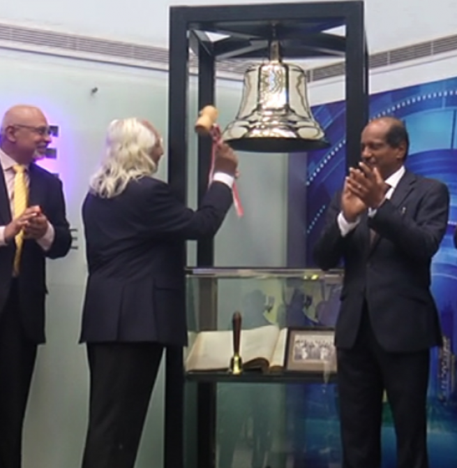 JXG rings opening bell at CSE celebrating successful IPO and market debut