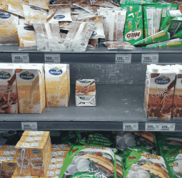 Fresh milk vanishes from Sri Lanka shop shelves amidst fears of price increase