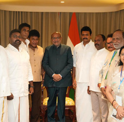 Visiting Indian Vice President meets Tamil Leaders in Colombo