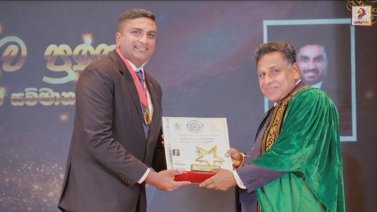 Interior Design Icon & Founder of D Foundation for Healthy World, Dineshan Sivapalan Honored with Vishwa Sewa Abhimanyu Keerthi Sri National Award