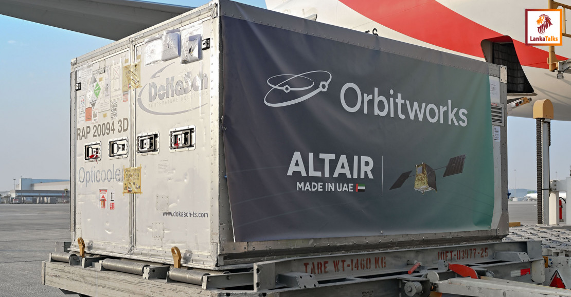 Emirates SkyCargo transports Orbitworks’ Altair-1, the first commercial AI-enabled satellite developed and manufactured in the UAE