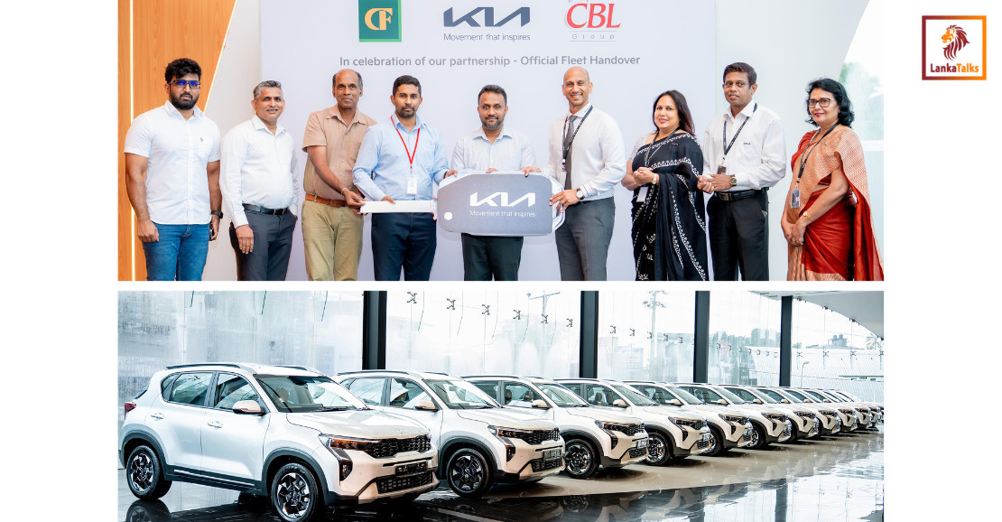 Kia Motors (Lanka) secures corporate fleet order from CBL Group for Kia Sonet SUVs