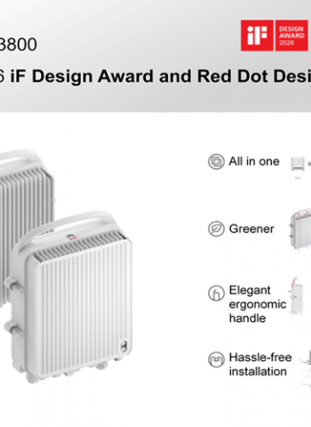Huawei’s E-band Microwave RTN 3800 Wins 2026 iF Design Award and Red Dot Design Award