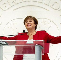 IMF chief Kristalina Georgieva arrives in Sri Lanka Monday for three-day visit