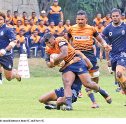 Army gun down Navy 57-24