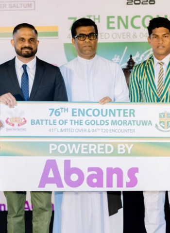 76th Battle of the Golds encounter: Abans PLC champions sporting excellence