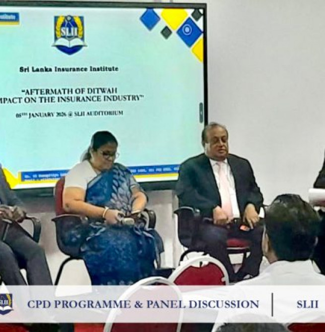 SLII Hosts High-Level CPD Forum on Post-Ditwah Insurance Challenges