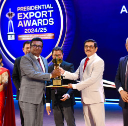 Arava Pvt Ltd wins Presidential Export Award 2024/25 for excellence in coconut substrate products