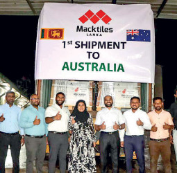 Macksons Tiles Lanka records first ever tile export to Australia