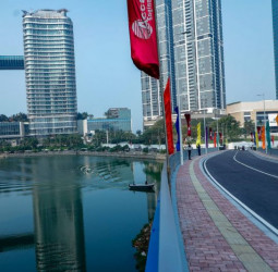 Baladaksha Mawatha flyover, worth Rs. 3.2 billion, was declared open