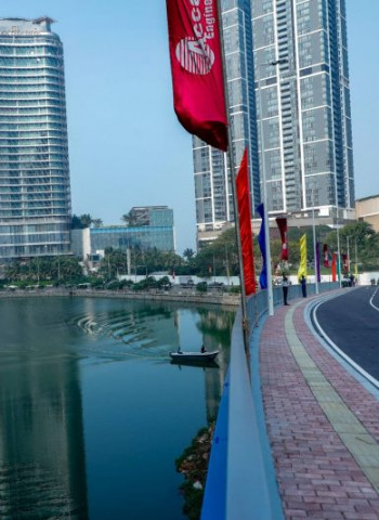 Baladaksha Mawatha flyover, worth Rs. 3.2 billion, was declared open