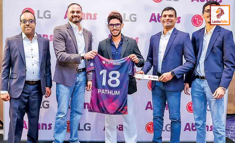 LG-Abans appoint Pathum Nissanka as Brand Ambassador