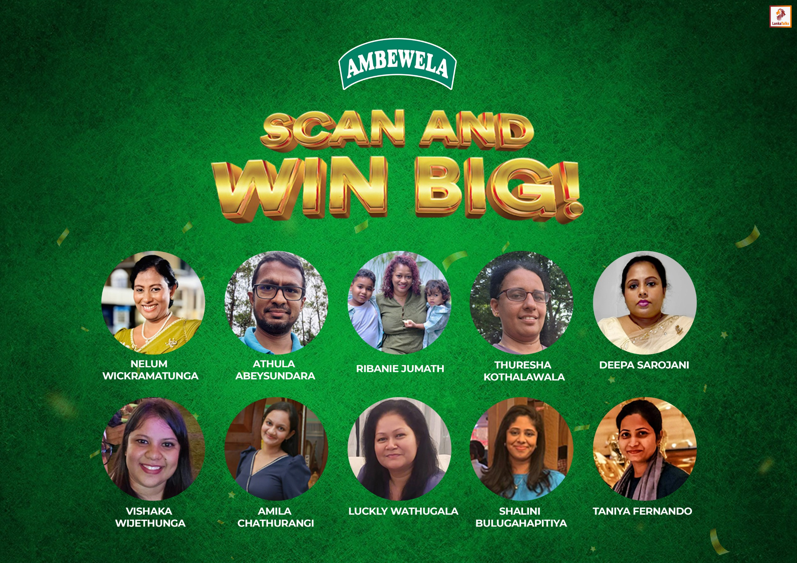 Fresh Milk to Premium Getaways: Ambewela rewards 10 “Scan & Win Big” Winners