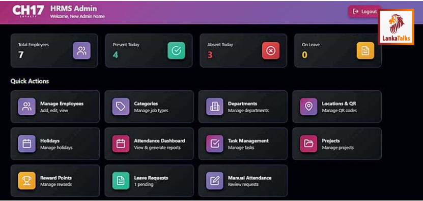 CH17 launches SL’s 1st integrated HRM, rewards and loyalty SaaS platform