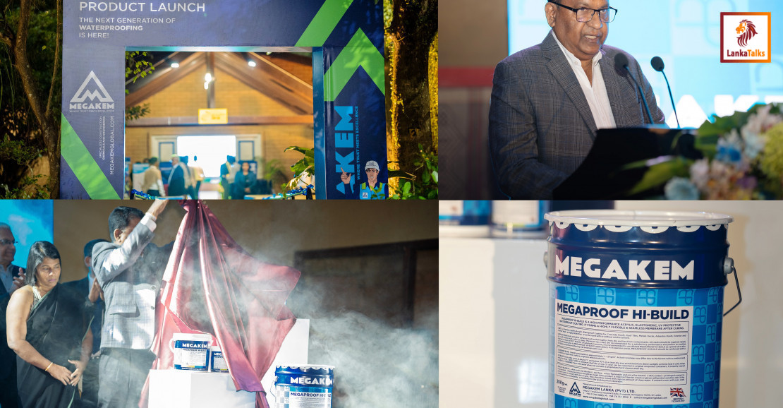 MEGAKEM launches MEGAPROOF HI-BUILD, setting a new benchmark in Sri Lankan waterproofing